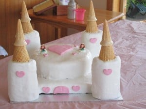 Princess Castle Birthday Cake