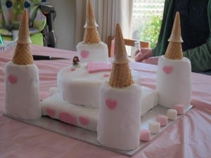 Princess Castle Birthday Cake