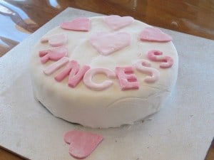 princess tiara cake