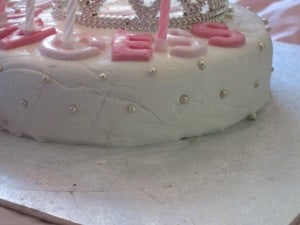 princess tiara cake