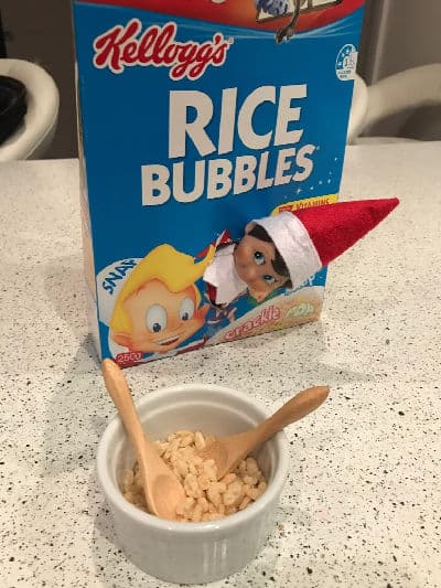 Rice bubbles elf