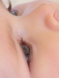 baby's eyelashes