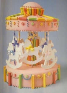 merry-go-round birthday cake party food