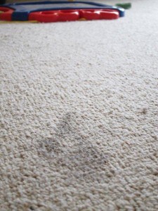 water stain on carpet