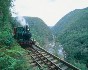 Strahan, West Coast Wilderness Railway, train, 