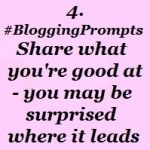 #BloggingPrompts