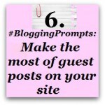Blogging Prompt Guest posts