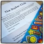 Sticker Club Chain Letter